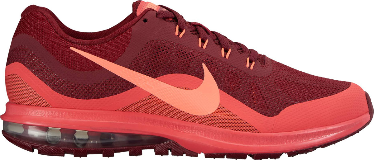 Кроссовки852430-600 Кроссовки852430-600Кроссовки Nike Air Max из комбинации пластика и текстиля. Амортизационная система Max Air на основе воздушных вставок помогает справиться с ударными нагрузками, обеспечивая необходимую защиту. Износостойкая подошва с протектором создает надежное сцепление с поверхностью. Шнуровка, внутренняя отделка из текстиля; мягкая стелька.