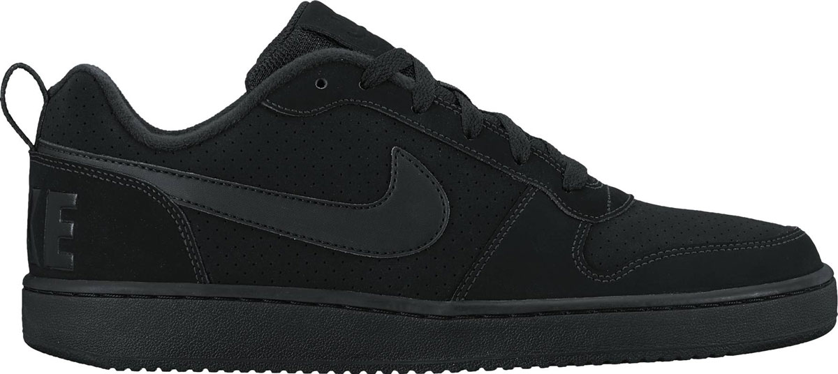 Кроссовки838937-001 Кроссовки838937-001Кроссовки Nike Court Borough из натуральной и искусственной кожи, текстильная подкладка и стелька. Сетчатый язычок и перфорация для дополнительной вентиляции воздуха, шнуровка, рифленая подошва из резины.