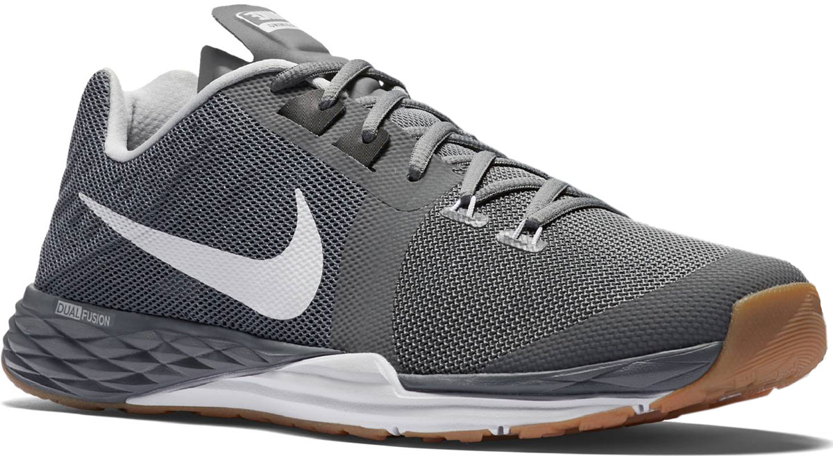 Кроссовки832219-007 Кроссовки832219-007Модные мужские кроссовки Train Prime Iron Dual Fusion от Nike выполнены из текстиля. Подкладка из текстиля обеспечивают комфорт. Шнуровка надежно зафиксирует модель на ноге. Технология Dualfusion, используемая в промежуточной подошве, объединяет материал EVA двух разных плотностей, что обеспечивает превосходную амортизацию и поддержу. Стелька из специального материала Phylon для мягкой амортизации, легкости и поддержки. Резиновая подошва с протектором для износостойкости и надежного сцепления с поверхностью.