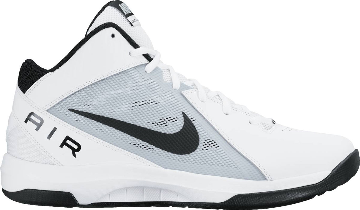 Кроссовки831572-100 Кроссовки831572-100Баскетбольные высокие кроссовки Nike The Air Overplay Ix из искусственной кожи и текстиля. Стелька Phylon со специальным супинатором для устойчивости, резиновый протектор с рисунком елочка обеспечивает непревзойденное сцепление с поверхностью и предотвращает скольжение.