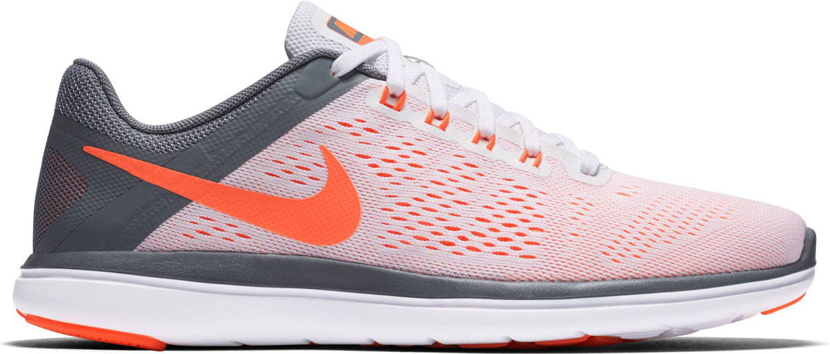 Кроссовки830751-101 Кроссовки830751-101Кроссовки Nike Flex 2016 RN из сетчатого текстиля с полимерным покрытием. Технология Flex гарантирует оптимальную амортизацию. Шнуровка на подъеме, съемная стелька.