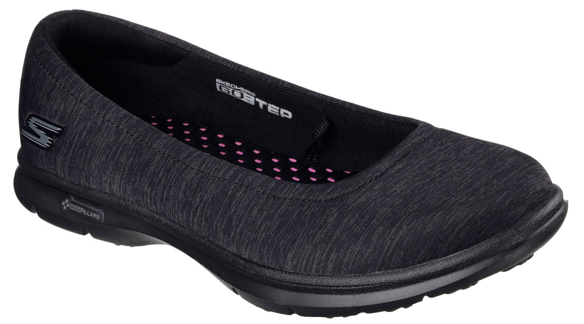 Балетки14205-BBK Балетки14205-BBKСтильные женские балетки от Skechers отлично впишутся в ваш гардероб, они сделают вас ярче и подчеркнут индивидуальность. Верх модели выполнен из текстиля. Гибкая резиновая подошва имеет рельефный протектор, который обеспечивает надежное сцепление с поверхностью. Специальная стелька Memory Foam с эффектом памяти быстро возвращается в свою первоначальную форму после деформации. Балетки очень удобны для ежедневных прогулок. В них вашим ногам будет комфортно и уютно!