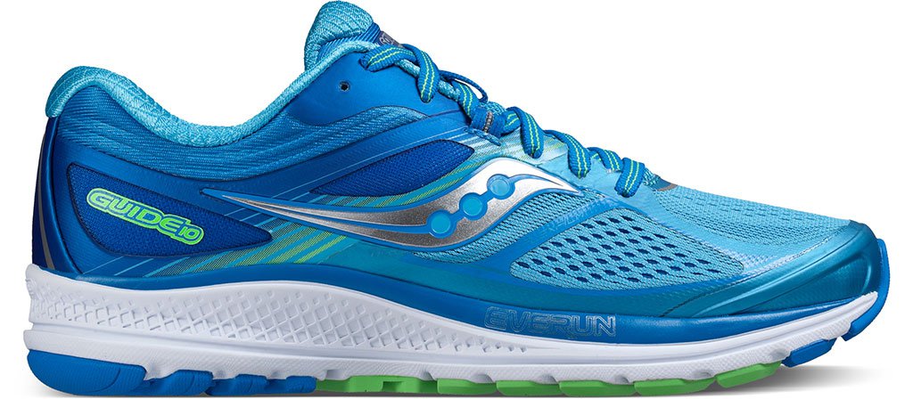 КроссовкиS10350-1 КроссовкиS10350-1Женские кроссовки для бега Saucony GUIDE 10 - отличная модель для тренировок на каждый день и длительных темповых пробежек. Верх изделия выполнен из сетчатого текстиля. Дышащая сетка с технологией RUNDRY отлично впитывает влагу и обеспечивает комфорт во время пробежки. Новая конструкция верха разработана специально для более мягкого бега. Шнуровка надежно фиксирует обувь на ноге. Технология SRC позволяет поглощать ударную нагрузку на пятку и мягко перераспределяет ее по всей стопе. Подошва с системой TRI-FLEX вместе со вставкой EVERUN увеличивают распределение нагрузки по большей площади поверхности, обеспечивая оптимальную гибкость и сцепление. Новая модель GUIDE 10 от Saucony - это комфортная поддержка и амортизация без потери гибкости и легкости.