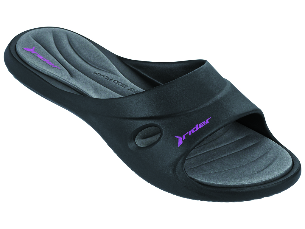 Шлепанцы81907-23404 Шлепанцы81907-23404Женские шлепанцы Slide Feet Vii Fem от Rider выполнены из ПВХ. Верх дополнен перфорацией. Стелька из материала ЭВА комфортна при движении. Основание подошвы дополнено рифлением.