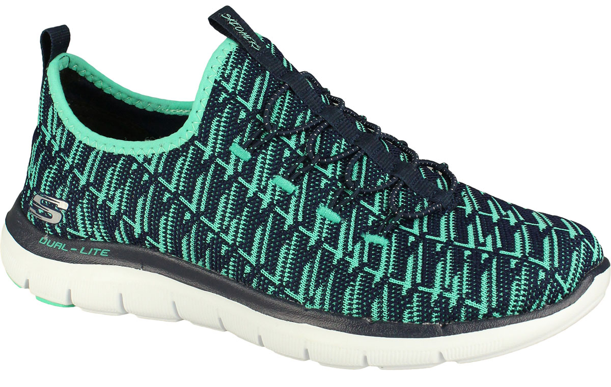 Кроссовки12765-NVGR Кроссовки12765-NVGRСтильные легкие женские кроссовки Skechers подходят как для занятий спортом, так и для повседневных прогулок. Верх модели выполнен из дышащего текстиля. Эластичная шнуровка надежно зафиксирует модель на стопе. Внутренняя отделка исполнена из мягкого текстиля. Гибкая анатомическая подошва имеет рельефный протектор, который обеспечивает надежное сцепление с поверхностью. В таких кроссовках вашим ногам будет комфортно и уютно. Они подчеркнут ваш стиль и индивидуальность!