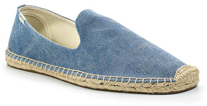 ЭспадрильиMSS1002-BLUE ЭспадрильиMSS1002-BLUEТрендовые мужские эспадрильи Smoking Slipper от Soludos очаруют вас с первого взгляда. Верх модели выполнен из текстиля. Модель оформлена крупным внешним декоративным швом по ранту. Стелька, выполненная из плетенной джутовой нити, комфортна при движении. Резиновая подошва с рифлением обеспечивает отличное сцепление с любой поверхностью. Стильные эспадрильи отлично подойдут для простой прогулки и для дальней поездки.