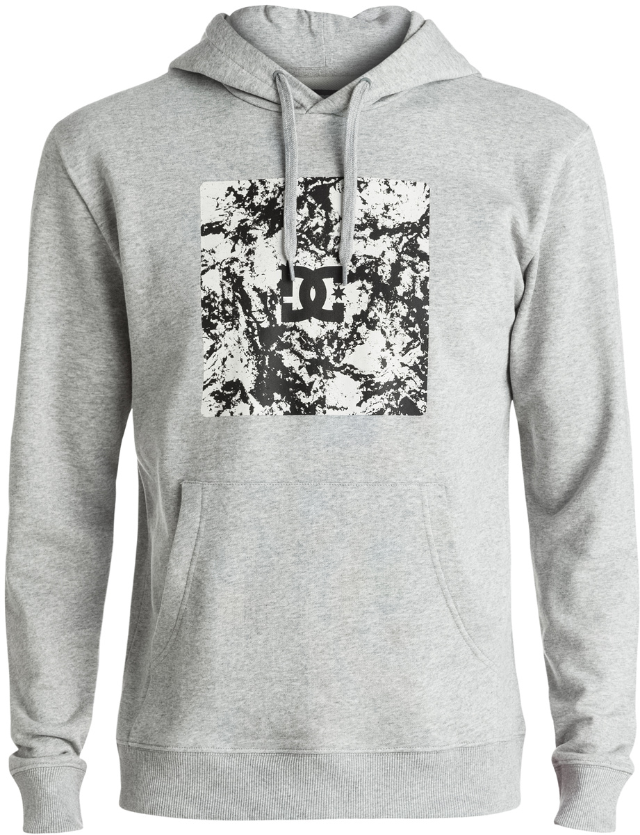 ХудиEDYSF03124-KNFH ХудиEDYSF03124-KNFHМужское худи DC Shoes выполнено из хлопка с добавлением полиэстера. Модель имеет длинные стандартные рукава и капюшон со шнурком для регулировки объема. Манжеты рукавов, горловина и низ изделия дополнены эластичным материалом в рубчик. Спереди расположен карман-кенгуру. Графический принт нанесен по щадящей технологии окрашивания ткани.