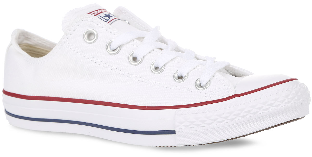КедыM7652 КедыM7652Модные кеды от Converse Chuck Taylor All Star Core OX придутся вам по душе. Модель выполнена из текстильного материала и дополнена на мыске классической прорезиненной вставкой, на язычке - фирменной текстильной нашивкой, на подошве с задней стороны - символикой бренда, с одной из боковых сторон - декоративными металлическими люверсами. Классическая шнуровка надежно зафиксирует изделие на ноге. Текстильная подкладка и стелька из ЭВА материала с текстильной верхней поверхностью обеспечат уют и предотвратят натирание. Резиновая рельефная подошва обеспечивает идеальное сцепление с различными поверхностями. Модные и практичные кеды займут достойное место среди вашей коллекции обуви.