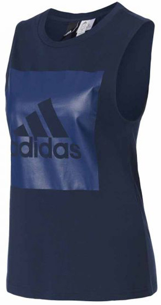 МайкаS97227 МайкаS97227Майка Ess Logo Sl Tee от adidas выполнена из натуральной хлопковой ткани, которая комфортна к телу и свободно пропускает воздух. Модель прямого кроя с круглым воротом украшена большим принтом с фирменным логотипом adidas. Внутренний шов ворота обработан тесьмой.