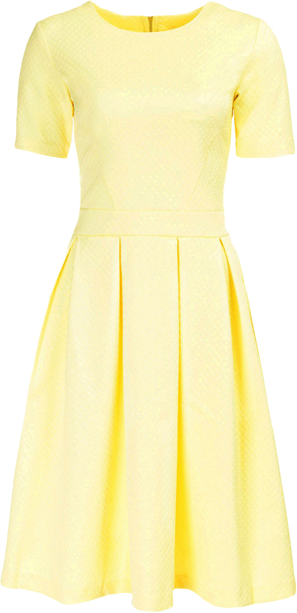 ПлатьеB457040_Adriatic Mist Jacquard ПлатьеB457040_Adriatic Mist JacquardПлатье Baon выполнено из комбинированного материала. Модель с круглым вырезом горловины и короткими рукавами сзади застегивается на застежку- молнию.