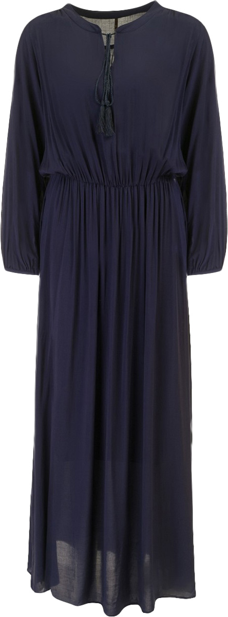 ПлатьеB457048_Dark Navy ПлатьеB457048_Dark NavyПлатье Baon выполнено из вискозы. Модель с круглым вырезом горловины и длинными рукавами.