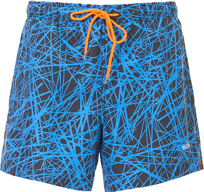 ШортыB827017_Deep Navy Printed ШортыB827017_Deep Navy PrintedШорты мужские Baon выполнены из полиэстера. Модель дополнена затягивающимся шнурком.
