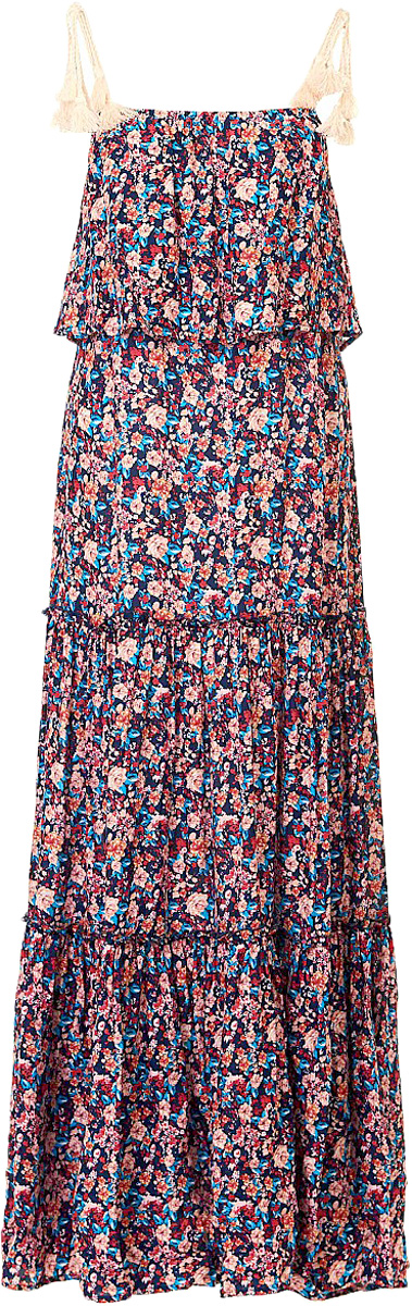 СарафанB467009_Navy Printed СарафанB467009_Navy PrintedОчаровательный сарафан Baon, выполненный из вискозы, подчеркнет ваш уникальный стиль и поможет создать оригинальный женственный образ. Модный сарафан-макси на бретельках придется вам по душе. Легкий сарафан идеально подойдет для жарких летних дней. Такой сарафан будет дарить вам комфорт в течение всего дня и послужит замечательным дополнением к вашему гардеробу.
