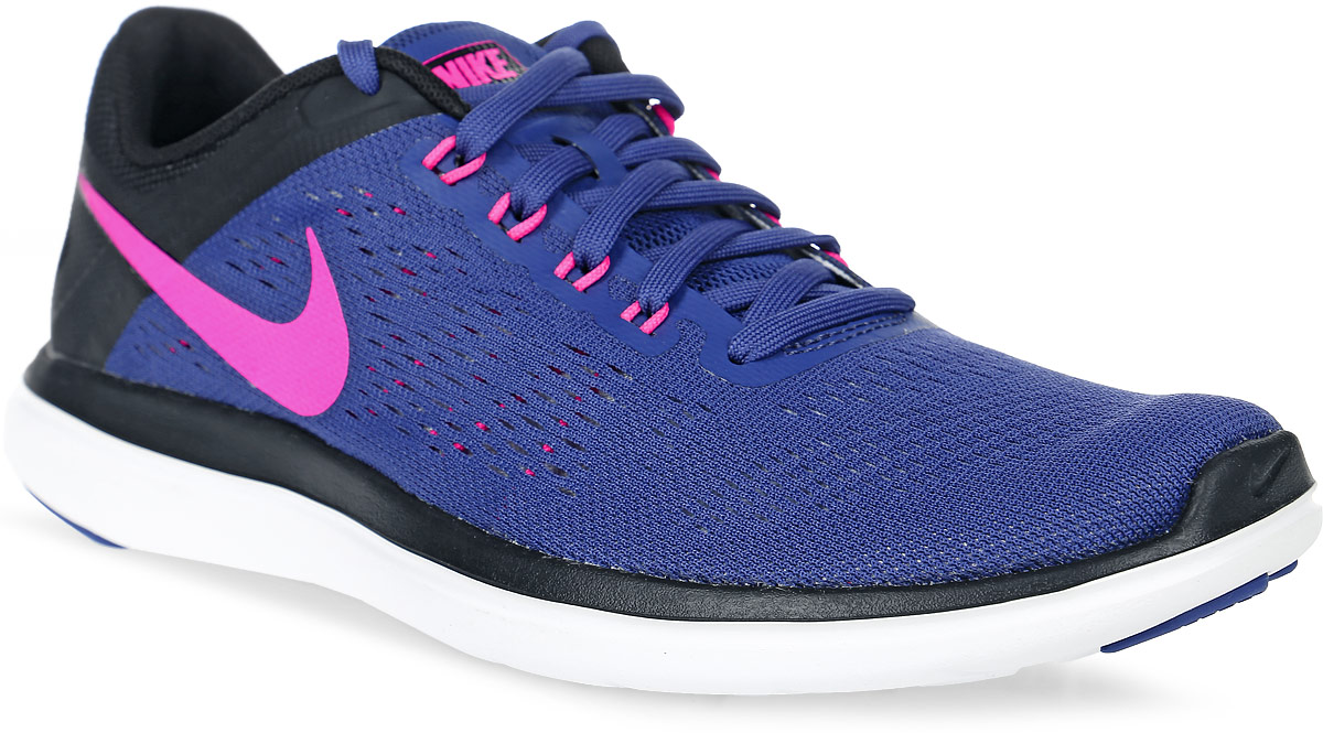 Кроссовки830751-500 Кроссовки830751-500Кроссовки Nike Flex 2016 RN из сетчатого текстиля с полимерным покрытием. Технология Flex гарантирует оптимальную амортизацию. Шнуровка на подъеме, съемная стелька.