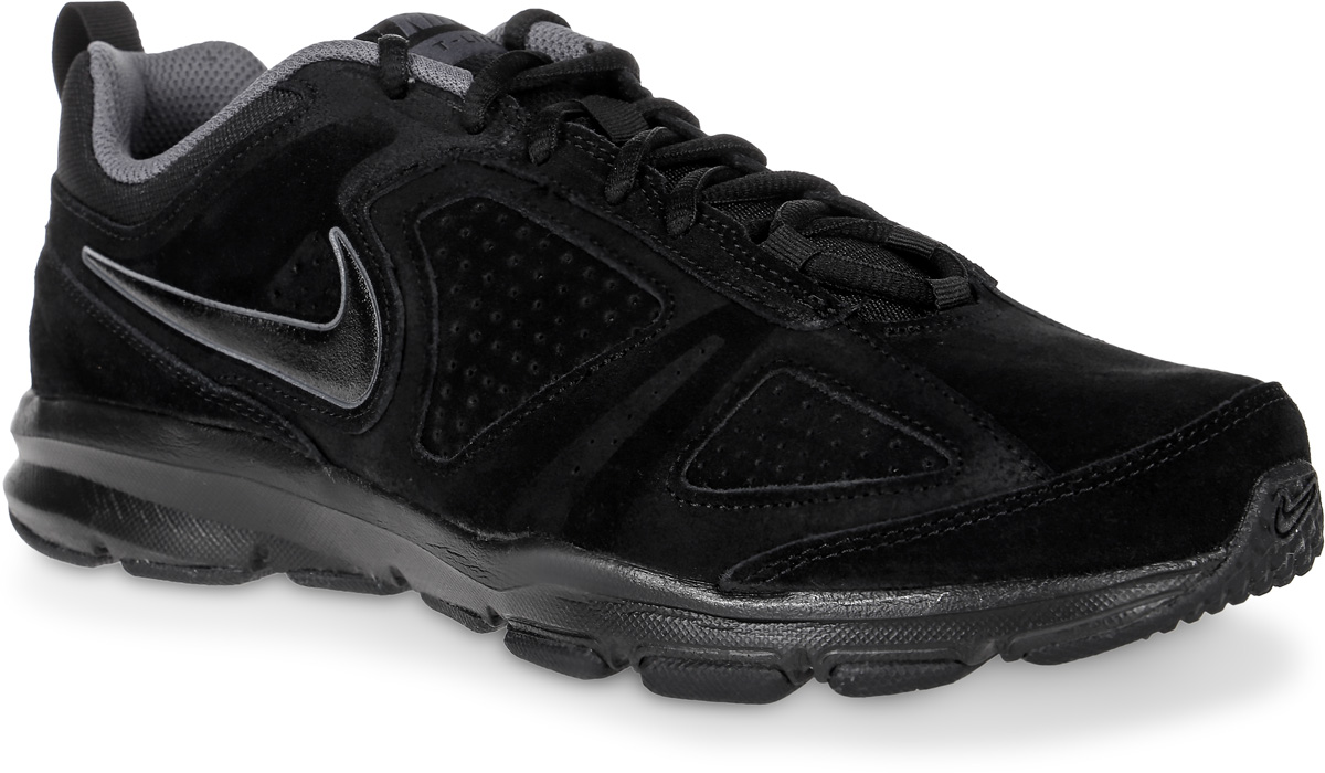 Кроссовки616546-027 Кроссовки616546-027Мужские кроссовки Nike T-Lite XI NBK предназначены как для занятий фитнесом, так и для повседневной носки. Модель выполнена из комбинации натурального спилка и текстиля. Верх изделия дополнен перфорацией, что создает превосходную вентиляцию и комфорт в течении всего дня. Подъем оформлен классической шнуровкой, которая надежно фиксирует обувь на ноге и регулирует объем. Подкладка и стелька, идеально подстраивающаяся под анатомические контуры стопы, изготовлены из текстиля. По бокам кроссовки декорированы символикой бренда. Язычок дополнен текстильной нашивкой, а задник - ярлычком для более удобного обувания. Легкая промежуточная подошва выполнена из филона, протектор - из твердой резины. Бугорки Delta на протекторе подошвы обеспечивают превосходное сцепление с поверхностью.