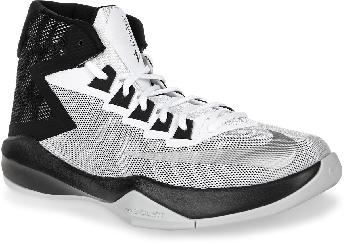 Кроссовки844592-100 Кроссовки844592-100Обувь для баскетбола Nike Mens Zoom обеспечивает непревзойденную амортизацию и комфорт. С обновленным верхом из особой сетки с технологией Flywire для плотной посадки и воздухопроницаемости. Особая сетка в передней части стопы для воздухопроницаемости и поддержки. Бесшовная конструкция повышает уровень комфорта в движении. Литая стелька обеспечивает дополнительную поддержку. Технология Zoom и подошва Cushlon обеспечивают оптимальную амортизацию и смягчают ударные нагрузки.