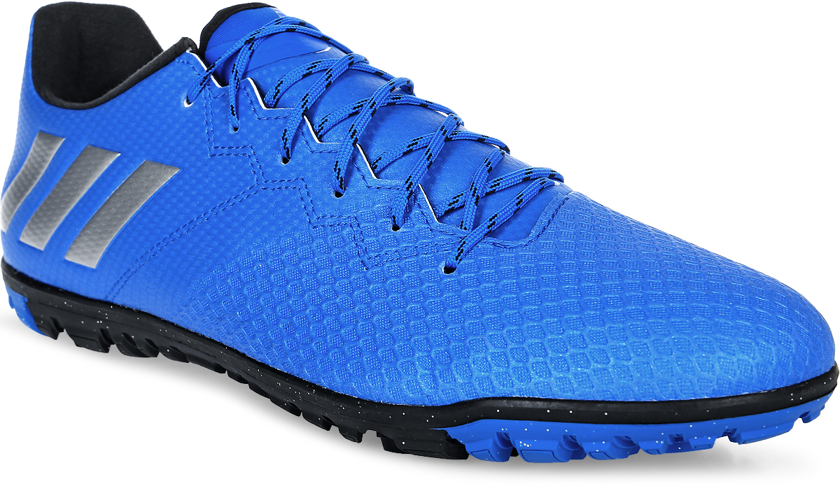 Бутсы мужские Messi 16.3 tf. S79641S79641 Бутсы мужские Messi 16.3 tf. S79641S79641Футбольные бутсы Messi для быстрых игроков, привыкших выигрывать как Месси. Всегда. Формула успеха Месси, ставшего живой легендой футбола, проста: будь неуловимым и стань первым. Эти футбольные бутсы подойдут для игроков, которые хотят сокрушать своих соперников с помощью скорости и маневренности. Технологичный верх Agility Touch Skin обеспечивает плотно облегающую посадку и поддержку стопы. Созданы для побед на искусственных твердых покрытиях. Верх Agility Touch Skin обеспечивает идеальную посадку без разнашивания и траты времени на шнуровку. Плотно облегающая конструкция с цельным язычком обеспечивает максимум маневренности. Подошва Messi TF для неуловимой скорости и маневренности на твердых покрытиях (искусственный газон с коротким синтетическим ворсом).