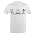 Футболка классическая Мир футболок Лягушки, цвет: белый. 04640SA2