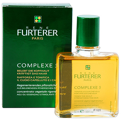 Концентрат Rene Furterer стимулирующих эфирных масел, 50 мл3282779014076 Концентрат Rene Furterer стимулирующих эфирных масел, 50 мл3282779014076Концентрат тонизирует кожу головы и укрепляет волосы благодаря исключительному сочетанию эфирных масел апельсина и лаванды. Эти масла активизируют кровообращение в коже головы для улучшения питания корней волос. Концентрат оздоравливает кожу головы и усиливает лечебное действие других средств Rene Furterer, увеличивая их проникновение в кожу головы в 10 раз. Волосы становятся густыми и блестящими. Характеристики: Объем: 50 мл. Производитель: Франция. Марка Rene Furterer входит в группу фармацевтических лабораторий группы Pierre Fabre, специализирующихся на фитокосметологии, исследовательские центры которых занимаются разработкой средств по капиллярному уходу. Быстрый и видимый результат достигается благодаря активным растительным компонентам. Уход от Rene Furterer преображает Ваши волосы, дает им новую жизнь, делая более красивыми. В основе всей продукции Rene Furterer лежат растительные экстракты и эфирные масла, обладающие лечебными свойствами:...