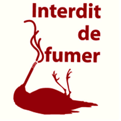 Стикер Paristic "Interdit de fumer", 20 х 28 см Стикер Paristic "Interdit de fumer", 20 х 28 см