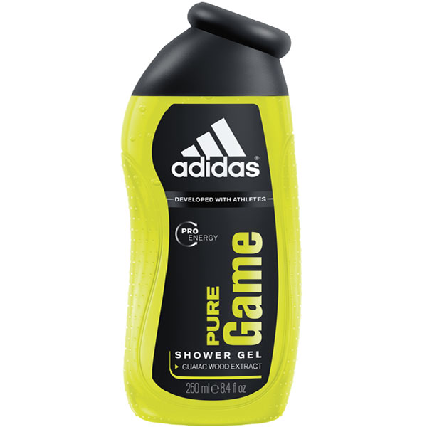 Adidas Pure Game. Гель для душа, 250 мл340009253230 Adidas Pure Game. Гель для душа, 250 мл340009253230Гель для душа от Adidas с аромат Pure Game. Аромат Adidas Pure Game для настоящих мужчин: выносливых, сильных, активных. Они всегда стремятся к победе, и успех часто присутствует в их жизни. Для них не существует непреодолимых преград для достижения своих целей. Классификация аромата: древесный, фруктовый. Пирамида аромата: Верхние ноты: мандарин, грейпфрут, базилик, перец. Ноты сердца: лаванда, кипарис, гваяковое дерево. Ноты шлейфа: пачули, бобы тонка, ладан. Ключевые слова: Свежий, бодрящий, энергичный! Характеристики: Объем: 250 мл. Производитель: Испания. Товар сертифицирован. УВАЖАЕМЫЕ КЛИЕНТЫ! Обращаем ваше внимание на возможные изменения в дизайне упаковки. Поставка осуществляется в зависимости от наличия на складе. Качественные характеристики товара остаются неизменными.