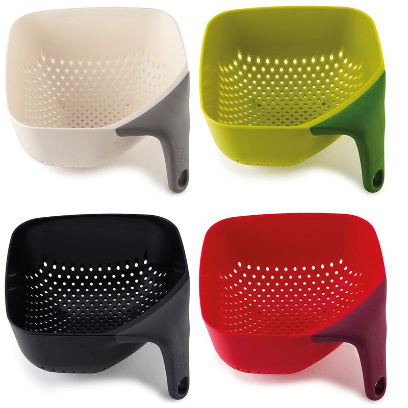 Дуршлаг Joseph Joseph "Square Colander", цвет: зеленый, 20 см х 20 см Дуршлаг Joseph Joseph "Square Colander", цвет: зеленый, 20 см х 20 см
