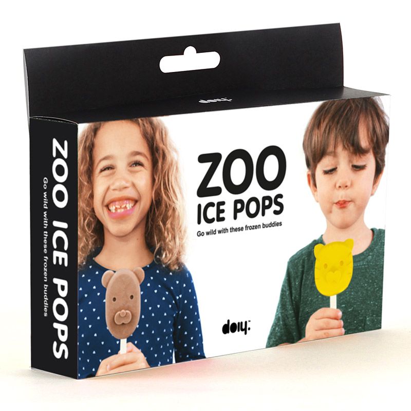 Форма для мороженого Doiy "ZooWild", 3 предмета Форма для мороженого Doiy "ZooWild", 3 предмета