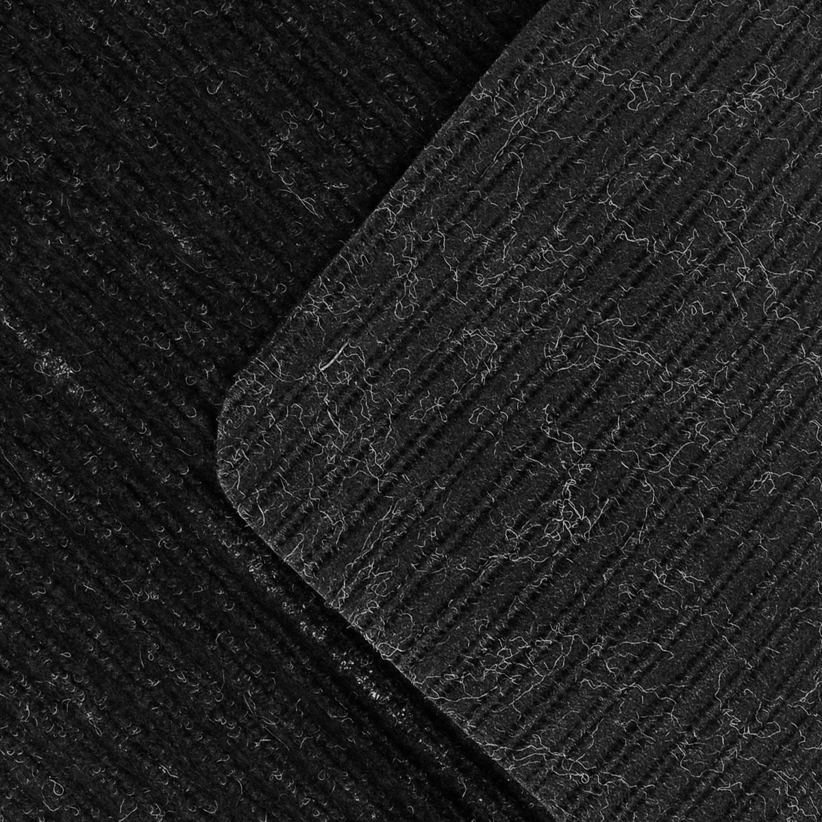 Коврик придверный Vortex "Simple", цвет: черный, 50 см х 80 см