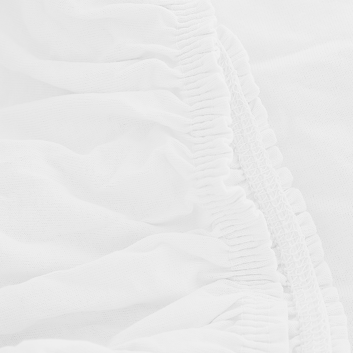 Простыня на резинке "Sova & Javoronok", цвет: белый, 120 см х 200 см