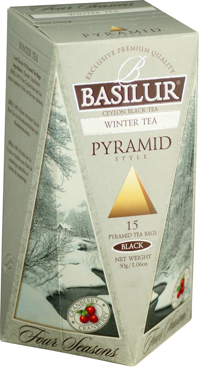 Basilur Winter Tea черный чай в пакетиках, 15 шт Basilur Winter Tea черный чай в пакетиках, 15 шт
