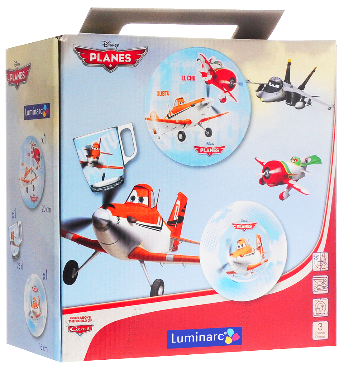 Luminarc Набор детской посуды Disney Planes 3 предмета