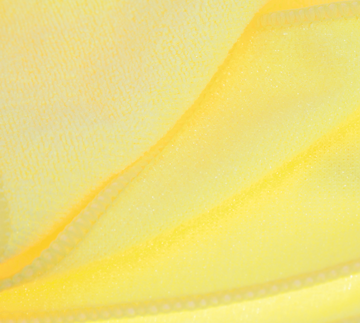Салфетка из микрофибры "York", двухсторонняя, для керамики, цвет: желтый, 30 х 30 см