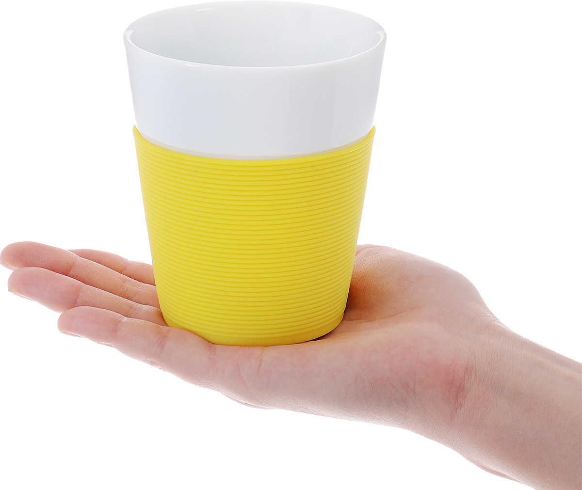 Набор кофейный Bodum "Bistro", цвет: желтый, белый, 5 предметов