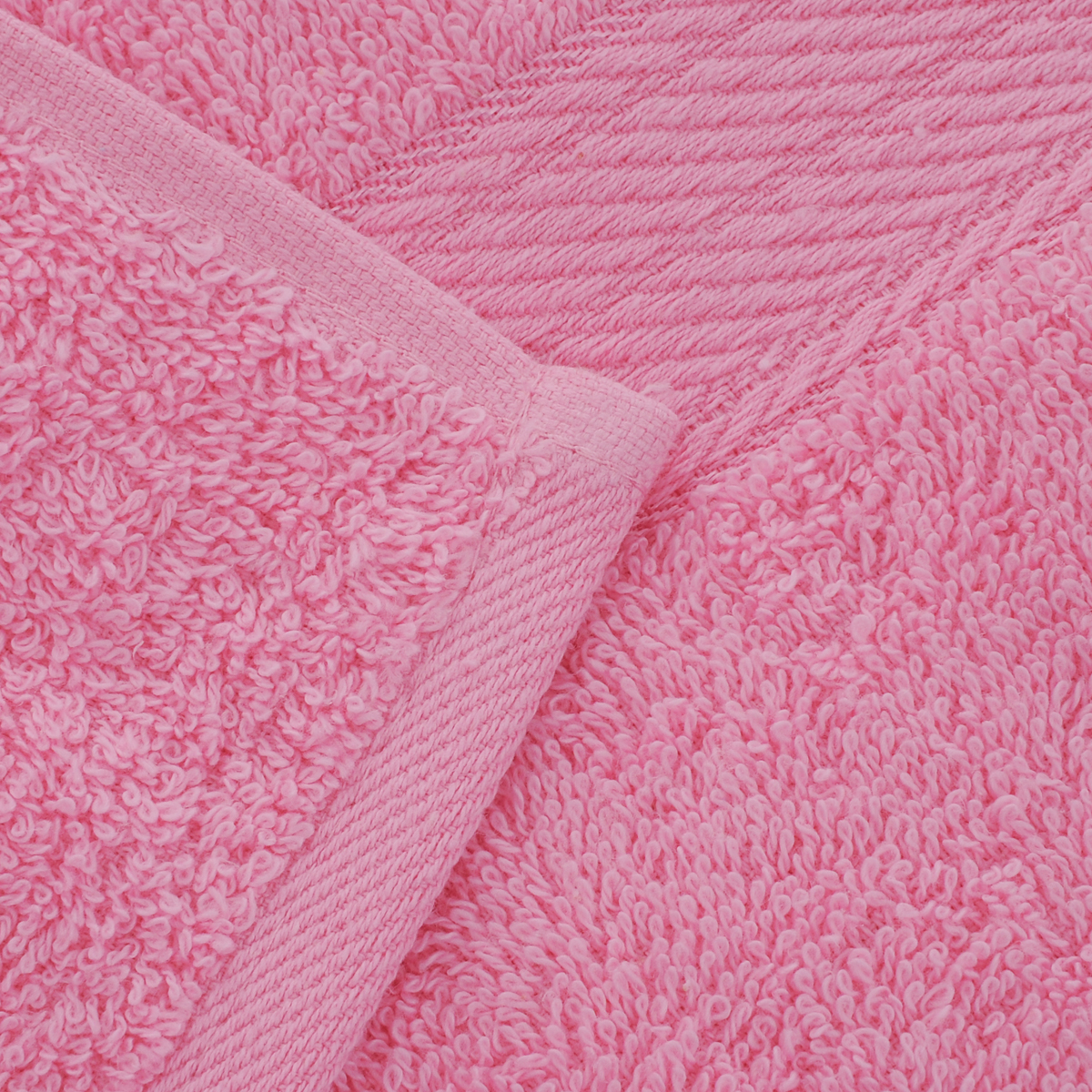 Набор махровых полотенец "Aisha Home Textile", цвет: розовый, 2 шт. УзТ-НПМ-102