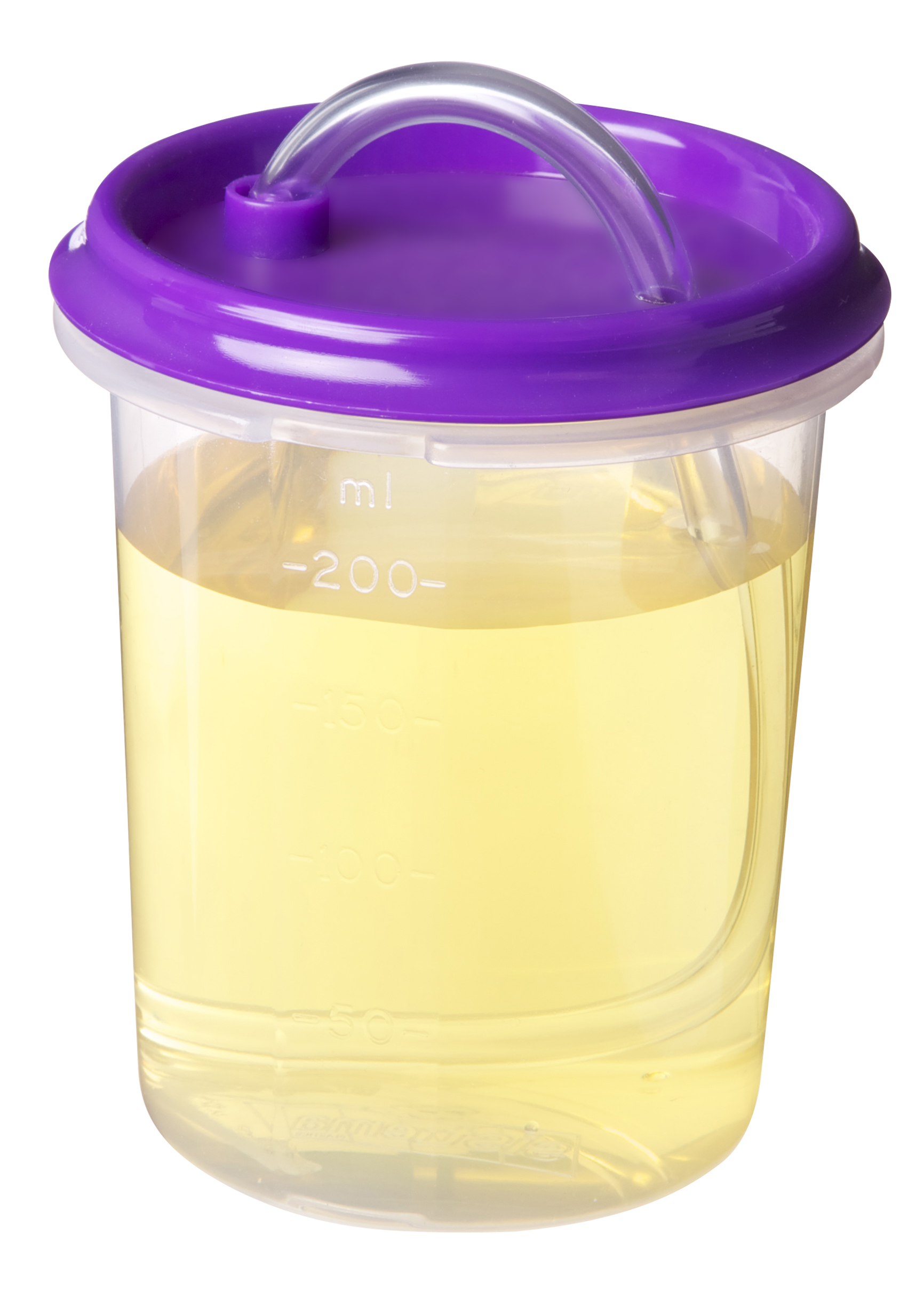 Чашка детская "Sistema", с трубочкой, цвет: фиолетовый, 250 мл