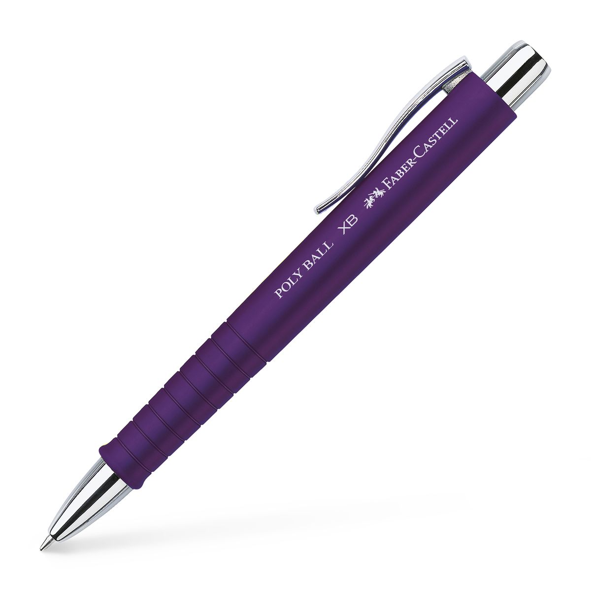 Faber-Castell Шариковая ручка Poly Ball XB фиолетовый корпус чернила синего цвета
