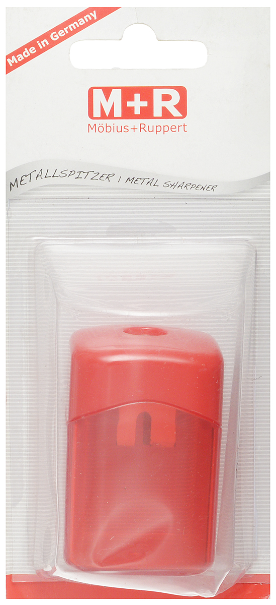 M+R Точилка Quattro Swing с контейнером цвет красный