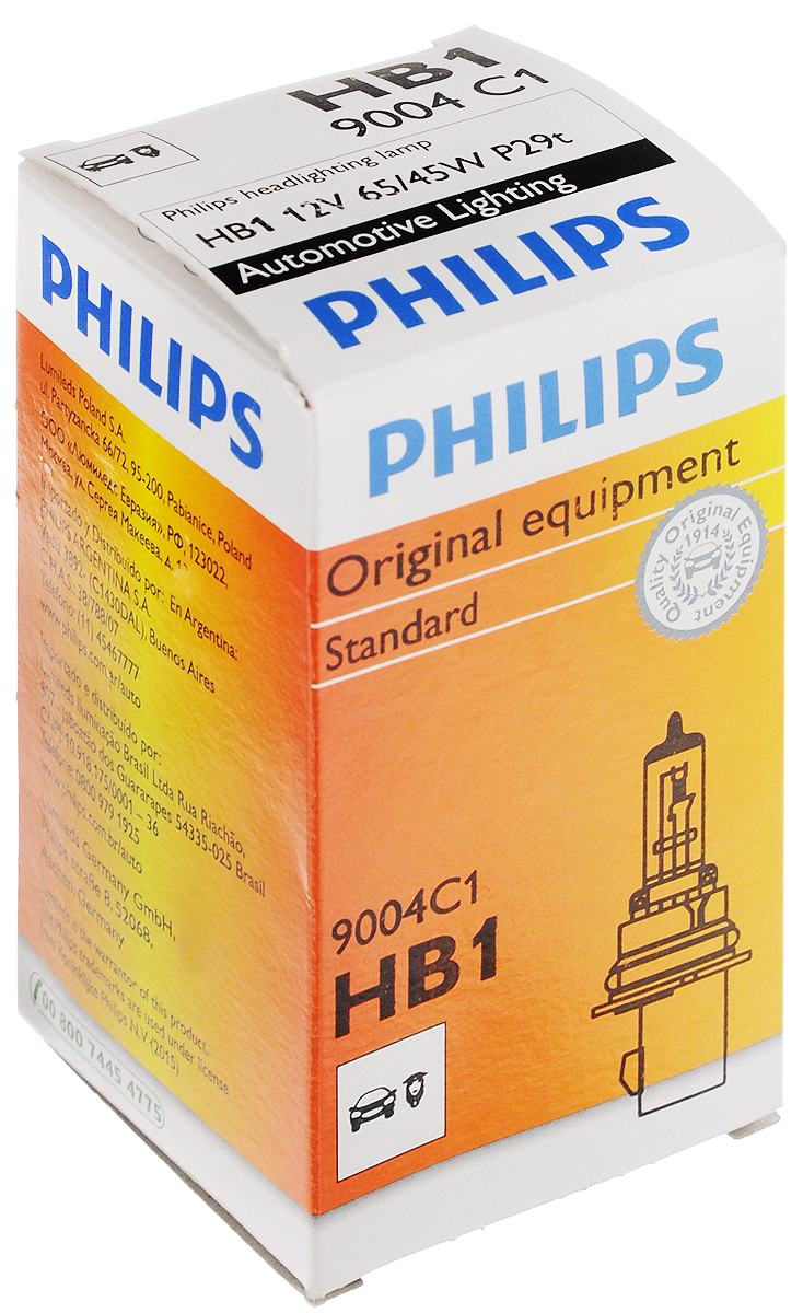 Галогеновая лампа Philips Vision HB1. 9004C1 Галогеновая лампа Philips Vision HB1. 9004C1