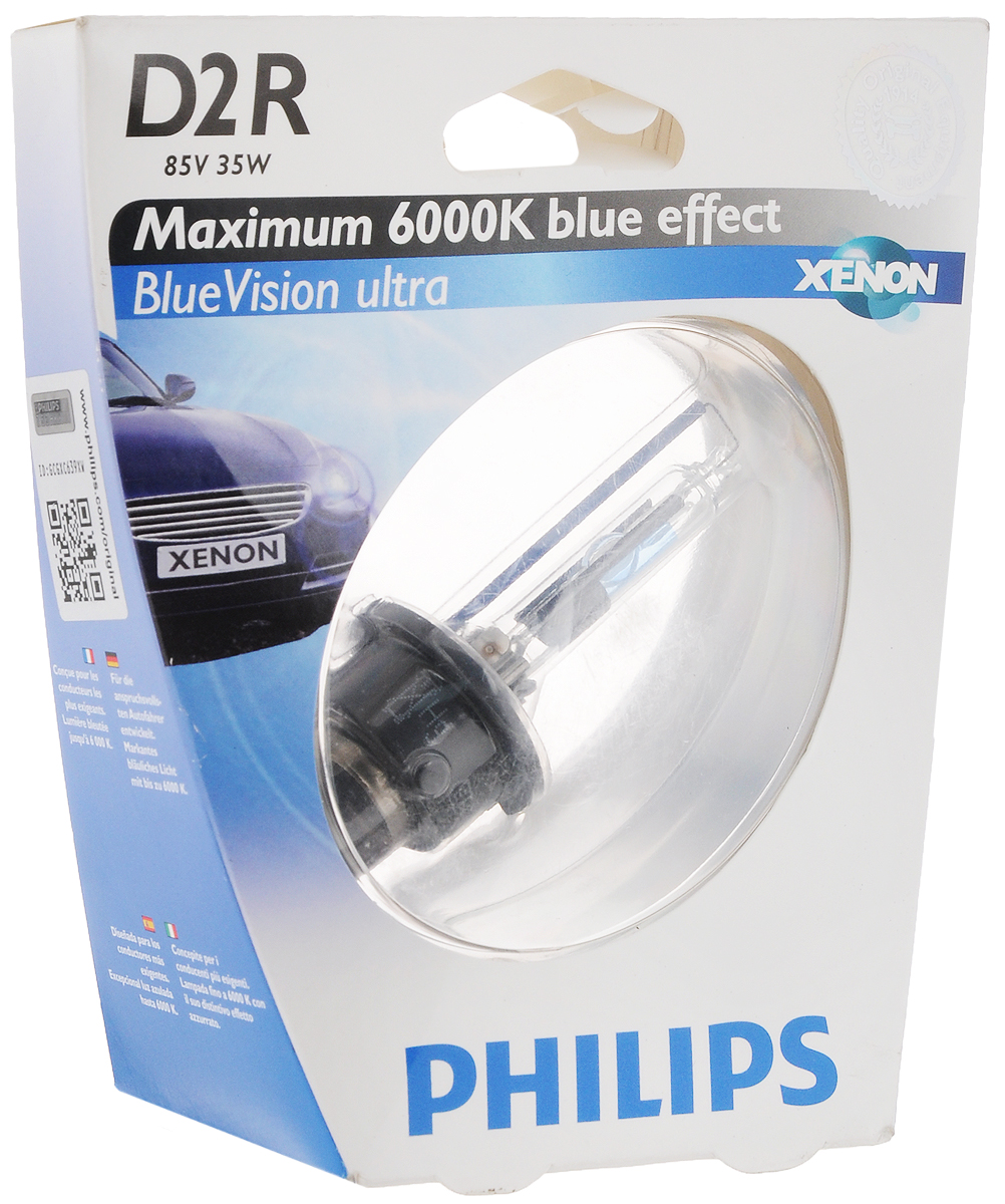    Philips BlueVision Ultra D2R 85V-35W (P32d-3) 85126BVUS1