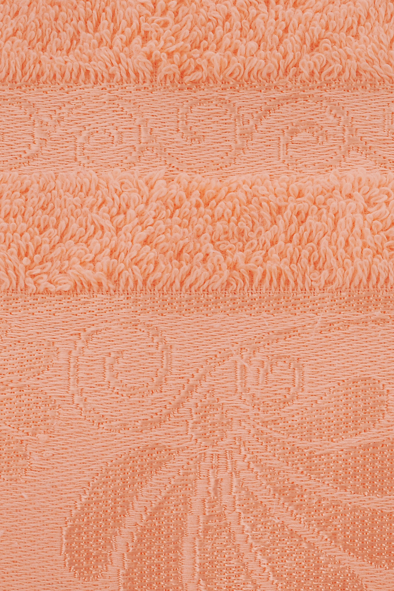 Набор полотенец Tete-a-Tete "Цветы", цвет: персиковый, 50 х 90 см, 2 шт