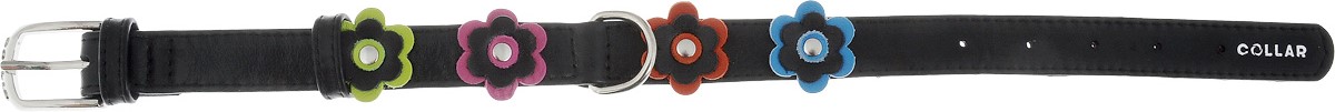 Ошейник для собак CoLLaR Glamour "Аппликация", цвет: черный, ширина 2 см, обхват шеи 30-39 см Ошейник для собак CoLLaR Glamour "Аппликация", цвет: черный, ширина 2 см, обхват шеи 30-39 см