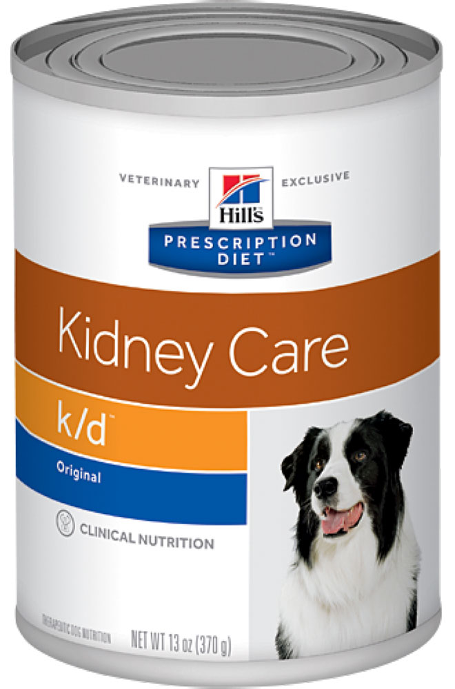 Консервы для собак Hill's "K/D", диетические, для лечения заболеваний почек, 370 г