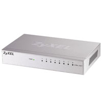 Zyxel GS-108BGS-108B Zyxel GS-108BGS-108BКоммутатор ZyXEL GS-108B обеспечивает неблокируемую коммутацию с общей пропускной способностью 16 Гбит/с и предназначен для объединения в сеть до восьми устройств с интерфейсом Gigabit Ethernet, для которых характерен интенсивный обмен данными и передача файлов большого размера: графических и игровых станций, cетевых накопителей, точек доступа Wi-Fi 802.11n, мощных ноутбуков и т. п. Кроме того, GS-108B используется для подключения нескольких сегментов сети Fast Ethernet к общему серверу. Помимо устройств с интерфейсом Gigabit Ethernet, к нему можно подключать любую сетевую технику, работающую на скорости 100 или 10 Мбит/с. Коммутатор ZyXEL GS-108B не требует настройки и совместим с компьютерными платформами, работающими под управлением любых операционных систем. Он компактен, бесшумен и рассчитан на круглосуточную работу. Неуправляемый коммутатор Gigabit Ethernet Пропускная способность: 16 Гбит/c Соответствие стандартам: IEEE 802.3 10BASE-T Ethernet, IEEE...