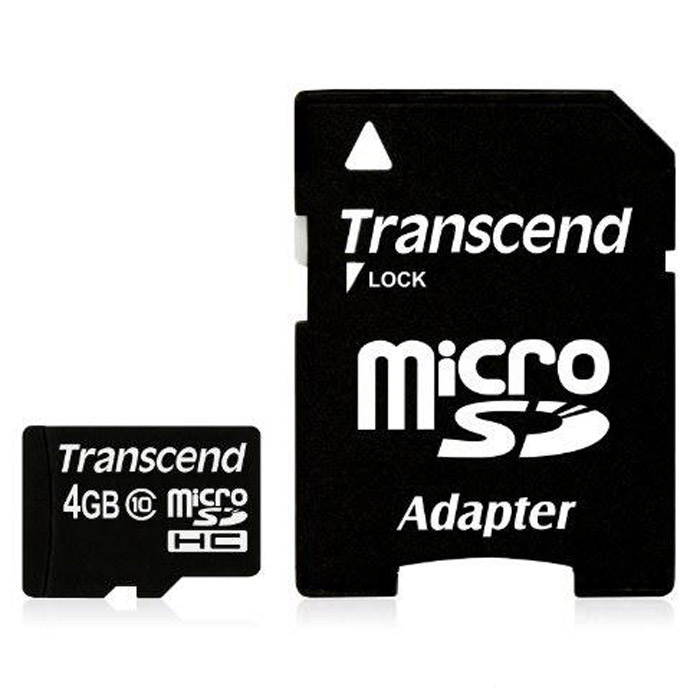 Transcend microSDHC Class 10 4GB   - TranscendTS4GUSDHC10  Transcend microSDHC Class 10         1/10   SD .      10,   SD      SD 3.0,   10 M/. .   microSDHC  10    ,     32            .  microSDHC        ,       Transcend.     ECC ( ),            . :             .