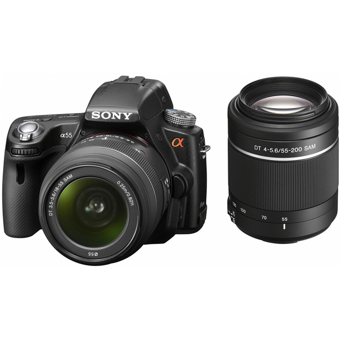 Sony Alpha SLT-A55VY Kit 18-55/55-200