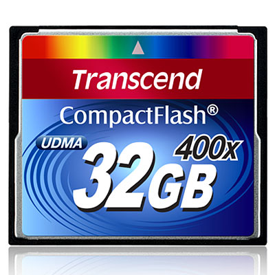 Transcend Compact Flash 400X 32GB карта памятиTS32GCF400 Transcend Compact Flash 400X 32GB карта памятиTS32GCF400Карта Transcend Compact Flash 400X обеспечит вам максимальную производительность при работе с современным фотооборудованием. Карта Transcend 400X CompactFlash полностью соответствует спецификациям CompactFlash 4.1 и поддерживает режим Ultra DMA (UDMA) mode 6. Также карта имеет встроенный код коррекции ошибок ECC, который автоматически обнаруживает и корректирует ошибки, возникающие при передаче данных. Внимание: перед оформлением заказа убедитесь в поддержке вашим электронным устройством карт памяти данного объема.