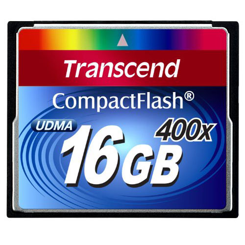 Transcend CompactFlash 400x 16GB карта памятиTS16GCF400 Transcend CompactFlash 400x 16GB карта памятиTS16GCF400Transcend CompactFlash 400x - карта памяти, предназначена для долговременного хранения данных в отсутствие источника питания. Используется в цифровых камерах, карманных компьютерах и других устройствах. Внимание: перед оформлением заказа убедитесь в поддержке вашим электронным устройством карт памяти данного объема!