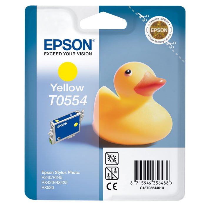 Epson C13T05544010 YellowC13T05544010 Epson C13T05544010 YellowC13T05544010Картридж Epson с чернилами для струйной печати.