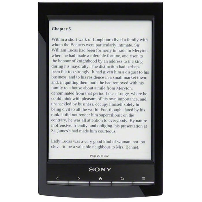 Sony Reader PRS-T1, Black