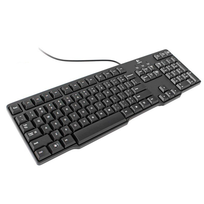 Logitech Keyboard K100 PS/2 (920-003200)920-003200 Logitech Keyboard K100 PS/2 (920-003200)920-003200Компактная эргономичная клавиатура Logitech Keyboard K100. Влагозащищенная конструкция: Жидкость вытекает из клавиатуры, позволяя не волноваться о повреждении оборудования из-за случайного попадания на него жидкости. Тонкий профиль: Способствует естественному положению кистей для максимального удобства в работе. Полноразмерная клавиатура: Стандартная раскладка и встроенная цифровая панель позволяют работать дольше без ощущения усталости. Подключение к порту PS/2: Совместимость с распространенными ПК для быстрой и простой настройки.